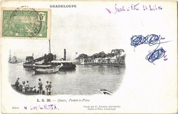 T2 Pointe-a-Pitre, Quais; Vendu Par C. Levalois, Pharmacien / Ships, TCV Card - Other & Unclassified