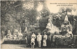 ** T1/T2 Puducherry, Pondichéry; Divinités Indiennes De Canicovil, Prés Pondichéry / Indian Deities Of Canicovil, Europi - Sonstige & Ohne Zuordnung