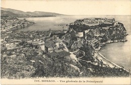 ** T1/T2 Monaco, Vue Générale De La Principauté / View Of The Principality, From Postcard Booklet - Otros & Sin Clasificación