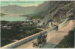 T2/T3 1912 Kotor, Cattaro; Iz Crnogore U Kotor / Von Montenegro Nach Cattaro / Road From Montenegro To Kotor, Automobile - Sonstige & Ohne Zuordnung