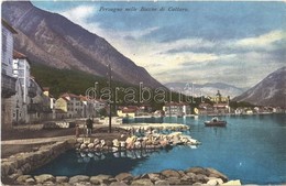 T2 1915 Prcanj, Perzagno Nelle Bocche Di Cattaro / Bay Of Kotor +  'K.u.K. Festungsartillerieregiment Freiherr Von Rouvr - Sonstige & Ohne Zuordnung