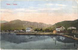 T2/T3 1915 Tivat, Teodo; General View, Seashore + 'K.u.K. Festungsartillerieregiment Freiherr Von Rouvroy Nr. 5. Feldkom - Sonstige & Ohne Zuordnung