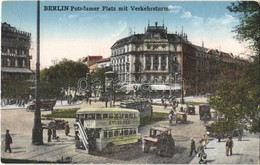 ** T2 Berlin, Potsdamer Platz Mit Verkehrsturm, Conditorei Und Cafe / Square, Autobuses, Confectionery And Cafe - Ohne Zuordnung