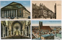 ** München, Munich; 8 Pre-1945 Unused Postcards - Ohne Zuordnung