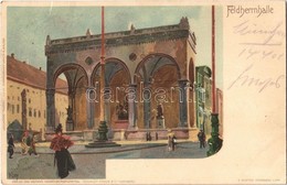 T2 1904 München, Munich; Feldherrnhalle. Velten's Künstlerpostkarte No. 83. Litho S: Kley - Sin Clasificación