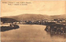 T4 1929 Gorizia, Görz, Gorica; L'Isonzo In Fondo, Il Monte Sabotino, Santo, E L'altipiano Di Bainsizza / River, Mountain - Otros & Sin Clasificación