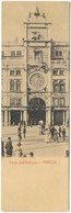 ** T2/T3 Venezia, Venice; Torre Dell'Orologio / Clock Tower. Mini Card (13,9 X 4,5 Cm) (EK) - Otros & Sin Clasificación