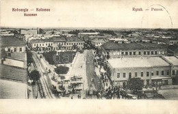 ** T2 Kolomyja, Kolomea; Rynek / Square, Shop Of Dawid Helwing. 'Wágner A Hangszer-Király' Advertisement On The Backside - Other & Unclassified