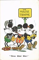 T2/T3 1935 Ye Mouse Trappe. Three Blind Mice / Disney Art Postcard, Mickey Mouse. A.R. I. B. 1797.  (EB) - Sin Clasificación