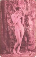 ** T4 Erotic Nude Lady. Leo Paris 140. (pinholes) (non PC) - Ohne Zuordnung