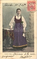 T2/T3 1906 Székely Leány, Erdélyi Folklór / Transylvanian Folklore, Székely Girl In Traditional Costume. TCV Card (fl) - Sin Clasificación