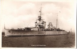 * T2 HMS Effingham Hawkins-class Heavy Cruiser Of The Royal Navy - Ohne Zuordnung