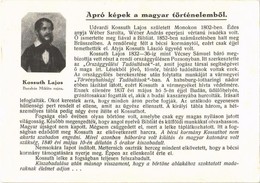 ** T2/T3 Kossuth Lajos, Barabás Miklós Rajza. Apró Képek A Magyar Történelemből. A Megújult Magyar Lélek Alapja A Történ - Ohne Zuordnung