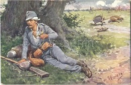 T2 1915 Ihr Bild / WWI Austro-Hungarian K.u.K. Military Art Postcard. B.K.W.I. 933-2. S: K. Feiertag (EK) - Ohne Zuordnung