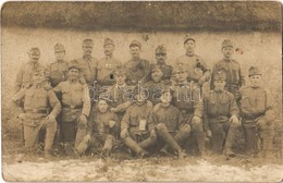 * T2/T3 1917 Osztrák-magyar Katonák Csoportképe / WWI Austro-Hungarian K.u.K. Military, Soldiers Group Photo (EK) - Sin Clasificación