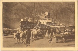 ** T1 1916 Kriegsleben Im Hafen Von Cattaro / WWI K.u.K. Military, Life At The Port Of Kotor, SS Sarajevo - Ohne Zuordnung