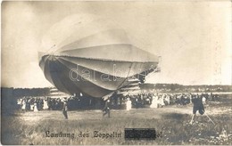 * T2 Berlin, Tegel Airport, Landung Des Zeppelin / Airship. Photo - Sin Clasificación