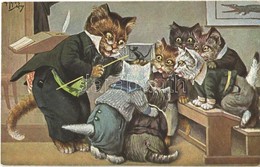 ** T2 Cat School. T.S.N. Serie 1879. S: Arthur Thiele - Sin Clasificación