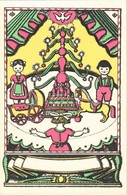 ** T1 Karácsony. Nyomtatta és Kiadja Knerr Izidor, Gyoma / Hungarian Art Postcard With Christmas Tree S: Kozma - Ohne Zuordnung