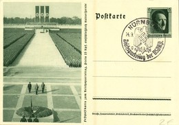 * T2 Festpostkarte Zum Reichsparteitag / NSDAP German Nazi Party Propaganda, Swastika; 6 Ga. Adolf Hitler + '1937 Reichs - Ohne Zuordnung