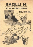 T2/T3 Bazilli Mihály Elektromotorok. Okl. Gépészmérnök Villamossági és Műszaki Kereskedelmi Vállalata. Budapest, József  - Sin Clasificación