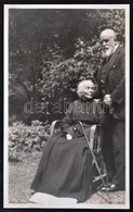 Procopius Béla (1868-1945) Numizmatikus édesanyjával Fotó Képeslapja (138x86mm) / Photo Postcard Of Béla Procopius (1868 - Sin Clasificación