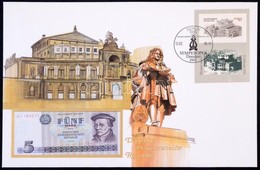 NDK 1975. 5M Felbélyegzett Borítékban, Bélyegzéssel T:I	
GDR 1975. 5 Mark In Envelope With Stamp And Cancellation C:UNC - Unclassified