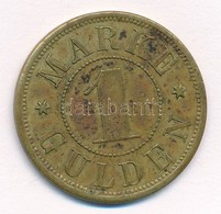 Budapest ~1900. 1 Gulden 'Holtzspach A. Fiai - Budapest' T:2 - Sin Clasificación