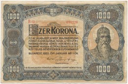 1920. 1000K 'Orell Füssli Zürich' T:II 
Adamo K36 - Unclassified