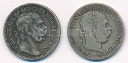 1915KB 1K Ag + Ausztria 1893. 1K Ag 'Ferenc József' T:2,2-,3 Patina,ph. - Sin Clasificación