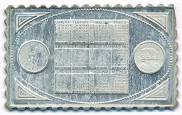 1981. 'Naptár' Ag Bélyegérem (0.835/37x23mm) T:2 (PP) - Sin Clasificación