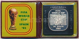 1982. 'FIFA-Football VB Spanyolország' Ag Emlékérem, Eredeti Tokban (35g/0.925/36x41mm) T:1 Eredetileg PP - Sin Clasificación