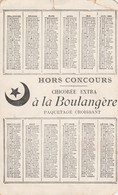 -  Calendrier  1896, 155mm X 85mm, A. Cardon-Duverger à Ste-Olle-Lez-Cambrai NORD, Pli Coin Haut Droit - Formato Piccolo : ...-1900