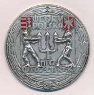 Lengyelország 1938. 'WEGRY POLSKA - MECZ WIOSLARSKI / POZNAN 1938' A Magyar-lengyel úszó Bajnokság Zománcbetétes, Jelzet - Ohne Zuordnung