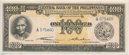 Fülöp-szigetek 1949. 100P T:I-
Philippines 1949. 100 Pesos C:AU - Sin Clasificación