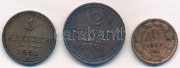 Ausztria 1851A 1kr Cu + 2kr Cu + 1859A 1kr Cu T:2,3
Austria 1851A 1 Kreuzer Cu + 2 Kreuzer Cu + 1859A 1 Kreuzer Cu C:XF, - Ohne Zuordnung