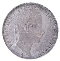 Ausztria 1860A 1Fl Ag 'Ferenc József' T:1- Austria 1860A 1 Florin Ag 'Franz Joseph' C:AU Krause KM#2219 - Unclassified