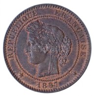 Franciaország 1897A 10c Br T:1-
France 1897A 10 Centimes Br C:AU
Krause KM#815.1 - Sin Clasificación