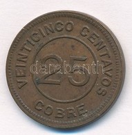 Guatemala 1915. 25c Cu átmeneti Pénz T:2
Guatemala 1915. 25 Centavos Cu Provisinal Coin C:XF
Krause KM#231 - Sin Clasificación