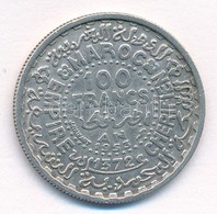 Marokkó 1953. 100Fr Ag T:2 
Morocco 1953. 100 Francs Ag C:XF 
Krause Y#52 - Sin Clasificación