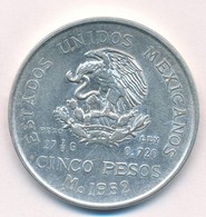 Mexikó 1952. 5P Ag T:2
Mexico 1952. 5 Pesos Ag C:XF
Krause KM#467 - Sin Clasificación
