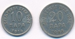 Montenegró 1906. 20p Ni + 1914. 10p Ni T:2
Montenegro 1906. 20 Para Ni + 1914. 10 Para Ni C:XF - Sin Clasificación