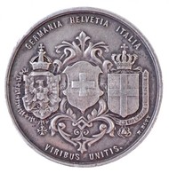 Svájc 1880. 'GERMANIA HELVETIA ITALIA - VIRIBUS UNITIS / AI LAVORANTI AL TRAFORO DEL GOTTART - DEN ARBEITERN AM GOTTHARD - Unclassified