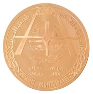DN 'Kuwait Municipality' Aranyozott Fém Emlékérem (65mm) T:PP
ND 'Kuwait Municipality' Gilded Metal Commemorative Medal  - Unclassified