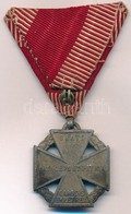 1916. 'Károly-csapatkereszt' Cink Kitüntetés Mellszalagon T:2 
Hungary 1916. 'Charles Troop Cross' Zn Decoration On Ribb - Unclassified