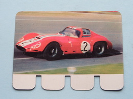 MASERATI Le Mans 1963 - Coll. N° 66 ( Plaquette C O O P - Voir Photo - Ifamétal Paris ) ! - Placas En Aluminio (desde 1961)