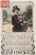 - Calendrier De 1911 - Tamaño Pequeño : 1901-20