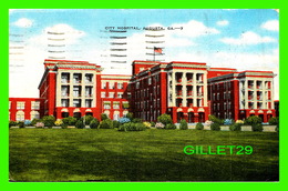 AUGUSTA, GA - CITY HOSPITAL - TRAVEL IN 1958 - PUB. BY KINSELLA NEWS CO - - Augusta