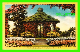 HARTFORD, CT - THE ROSE GARDEN, ELIZABETH PARK - TRAVEL - ERIC NELSON NEWS CO - - Hartford