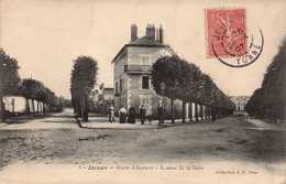 Dep 89 , Cpa JOIGNY , 6 , Route D'Auxerre , Avenue De La Gare (Fr.16825) - Joigny